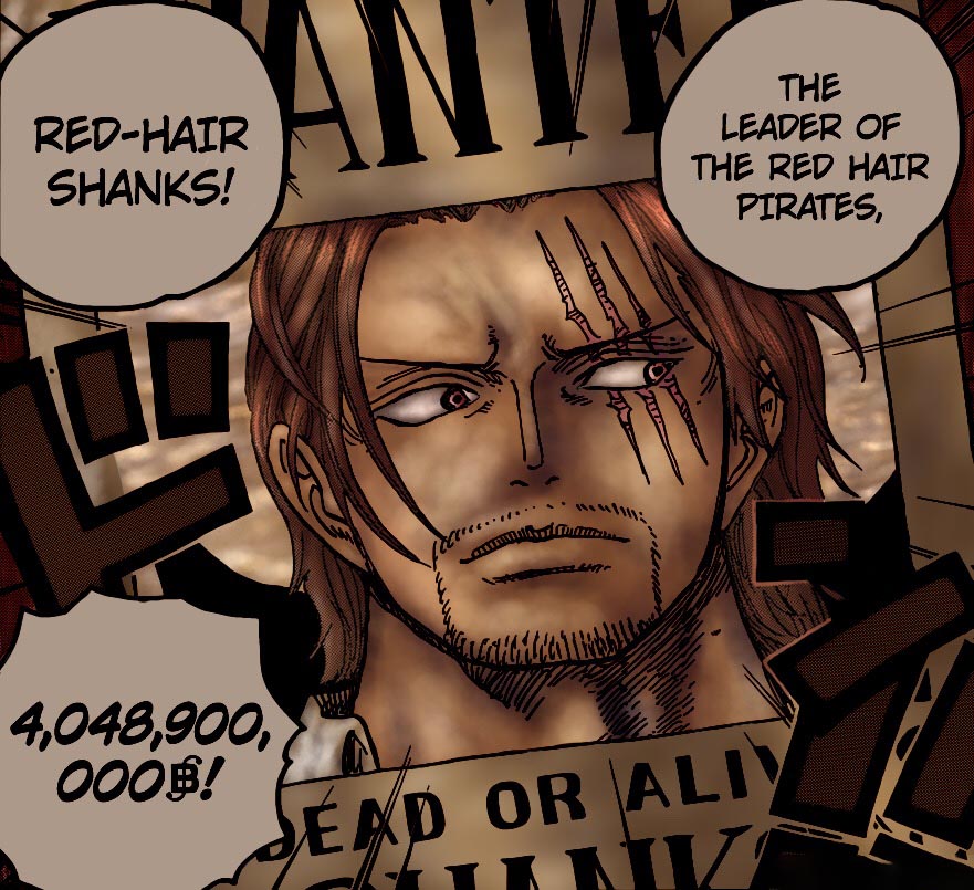 Shanks tóc đỏ là ai ? Tứ hoàng bí ẩn nhất One Piece