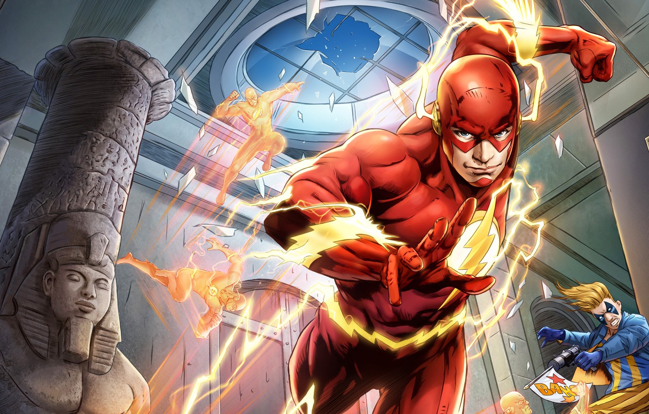 flash barry allen dc comics hero