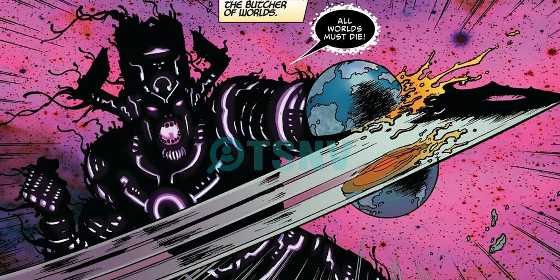 All Black Necrosword xâm chiếm Galactus